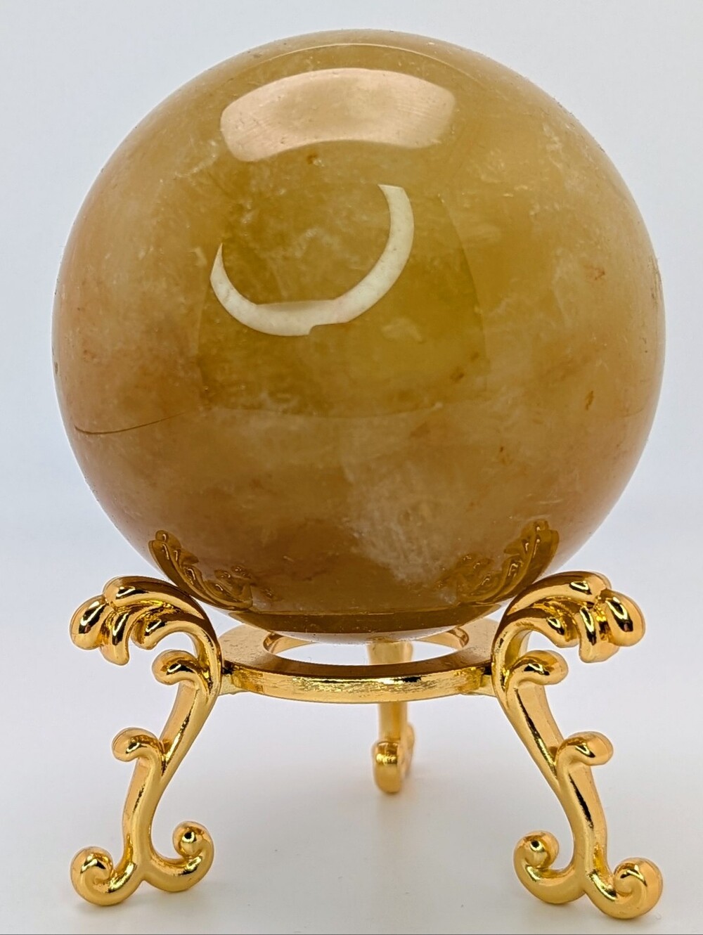 Golden Healer Sphere w/Stand 75mm